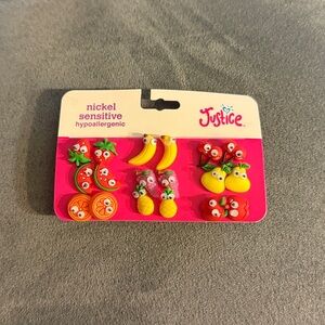 Justice Fruit Earrings